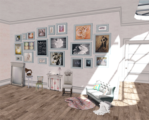 gallery wall, layout