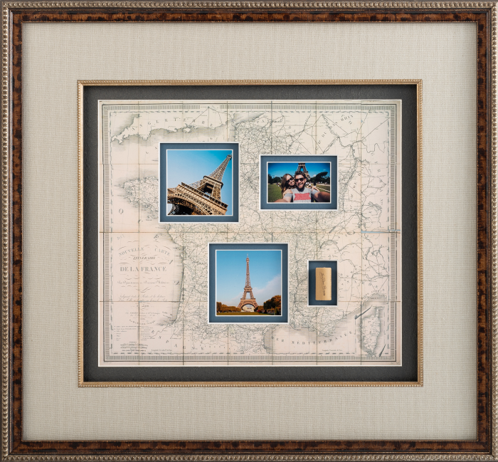 custom framed paris vacation