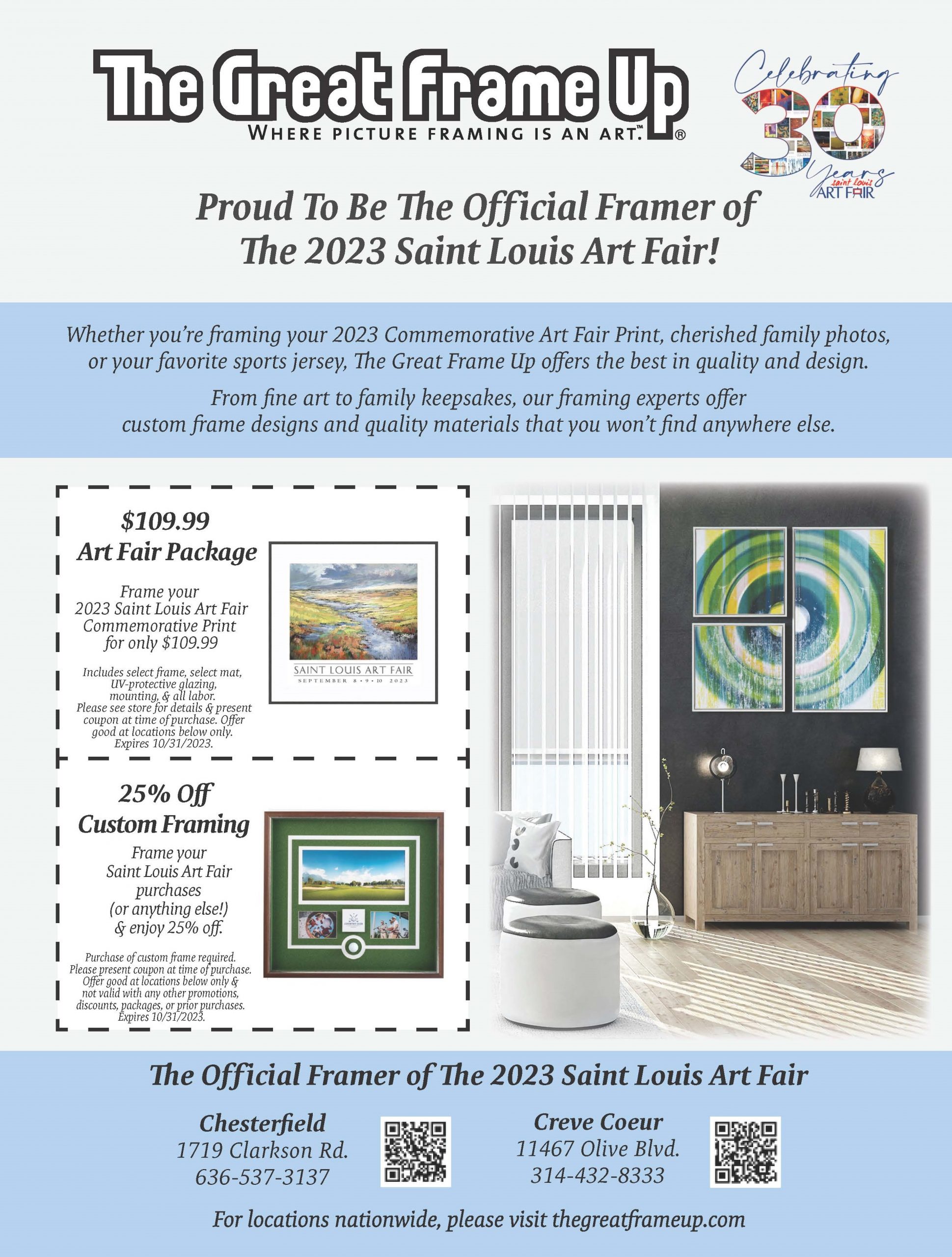 2023 Saint Louis Art Fair - The Great Frame Up